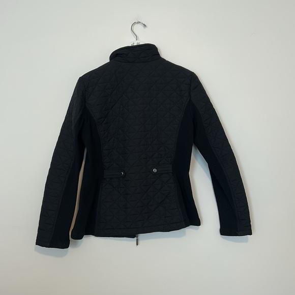 Weatherproof Black Quilted Jacket With Side Stretch, Large - Picture 8 of 12